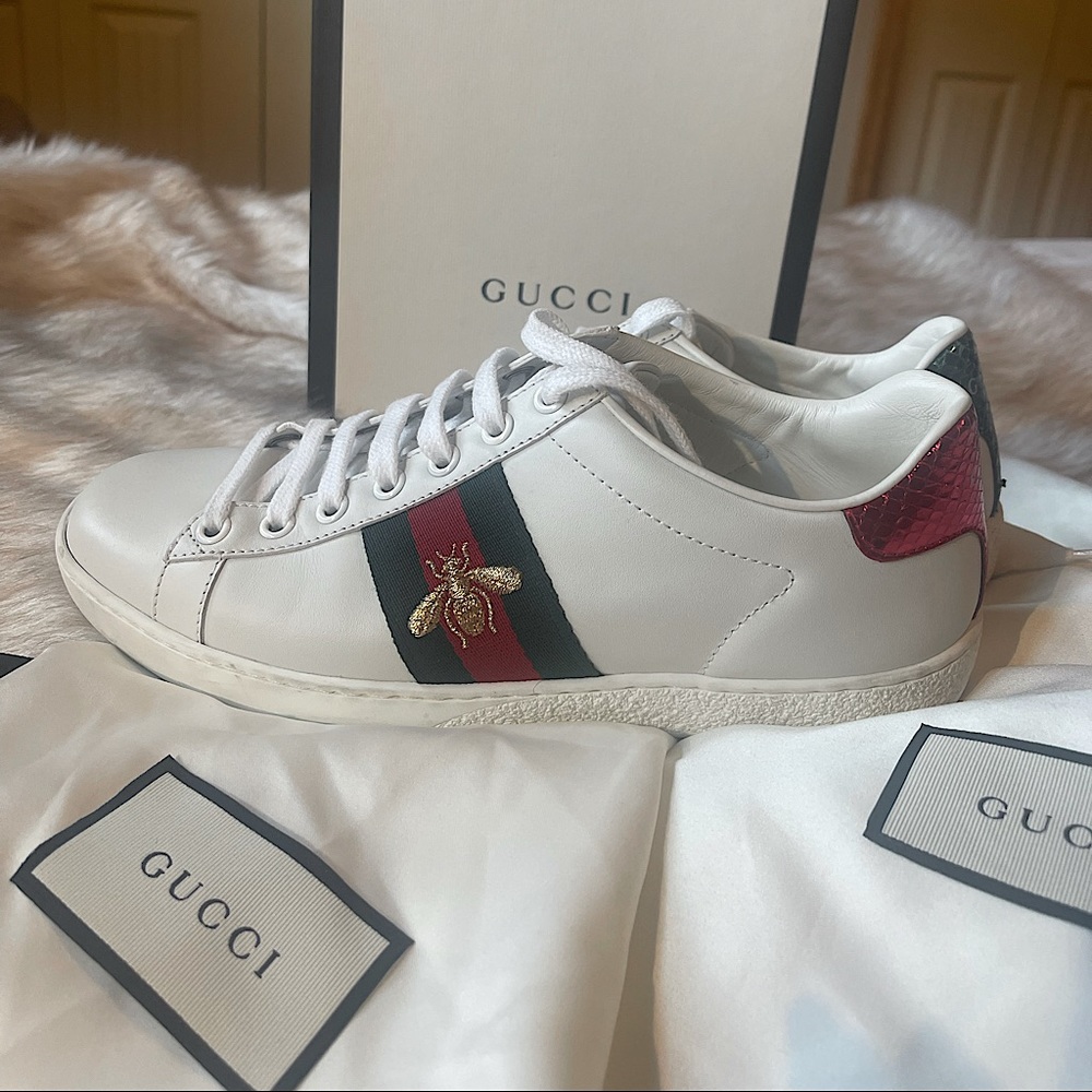 Gucci Ace Sneaker with Bee